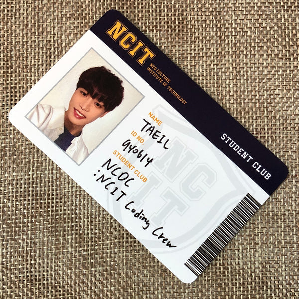 NCT 127 TAEIL [ NCIT ] Official Random Photo Pack ID Sticker / New / Gift