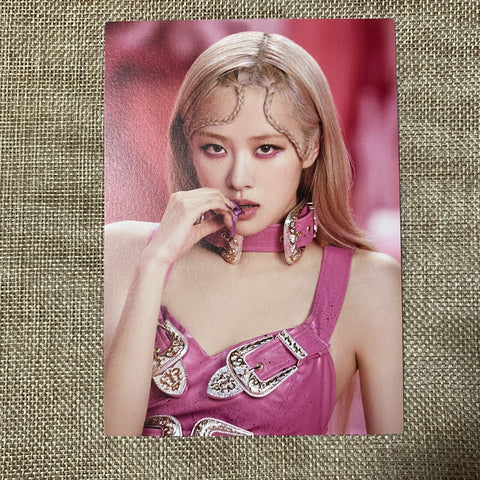 BLACKPINK ROSE #3 [ Born Pink ] Official Postcard, Box Set Ver. / New / Gift