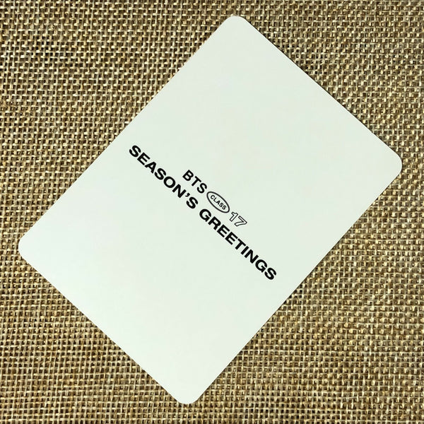 BTS V [ 2017 Season's Greetings ] Official Photocard / New, RARE / Gift