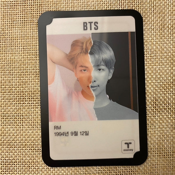 BTS RM [ 2019 CU T-Money Transparent ] Official Photocard / New / Gift