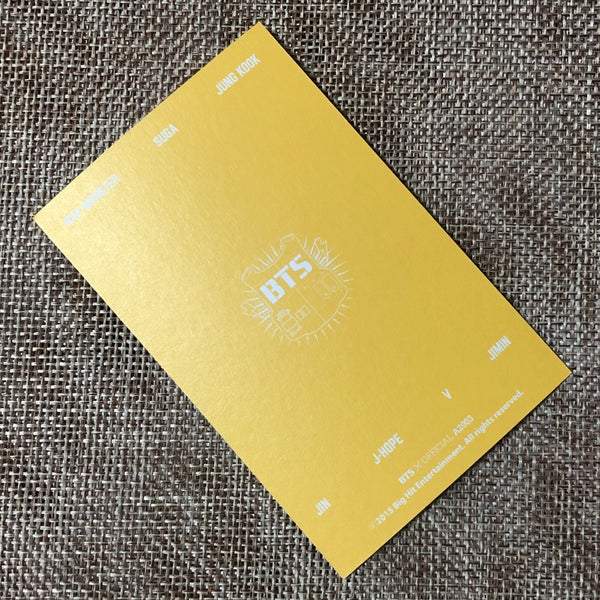 BTS JIMIN [GLOBAL OFFICIAL FANCLUB 2nd ARMY MEMBERSHIP KIT] Photocard / Gift