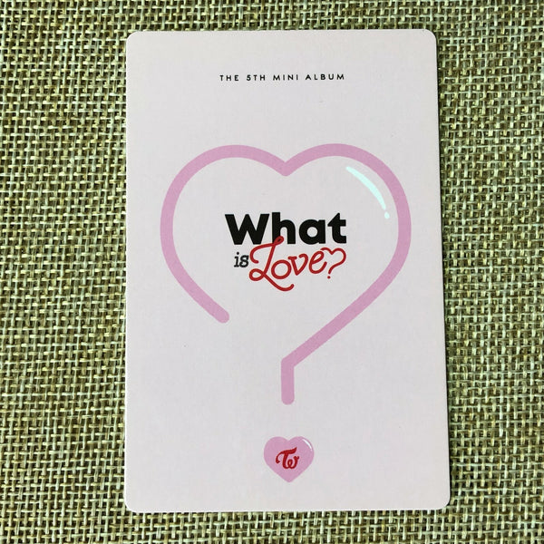TWICE SANA [ What is Love ] Official Photocard, 5th Mini / New / Gift