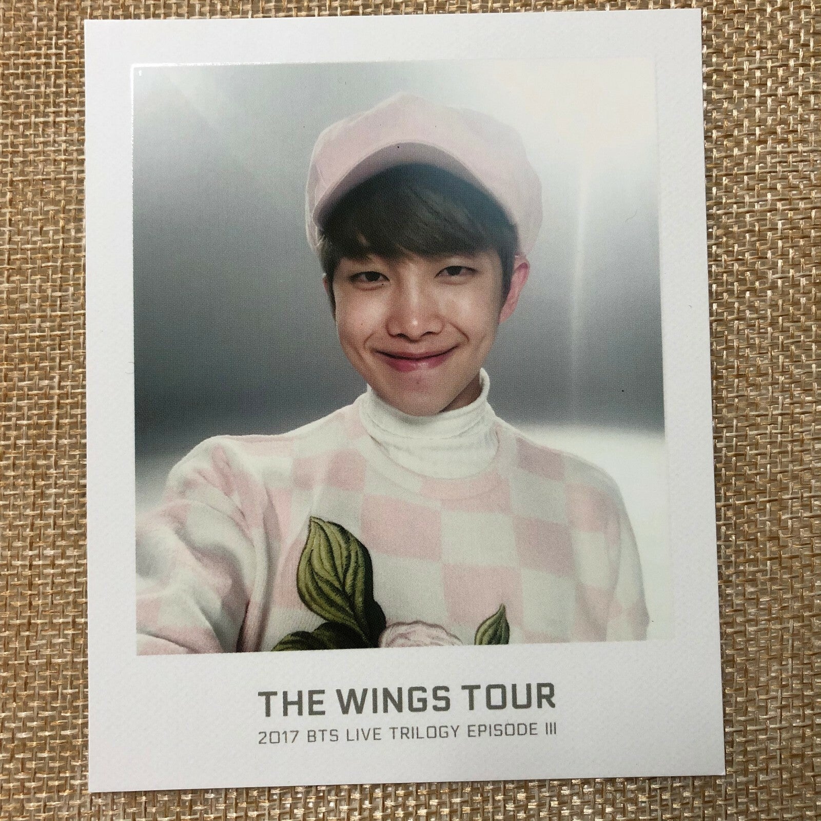 BTS RM [ WINGS Tour 2017 Trilogy Ticket ] Official Photocard / New / Gift