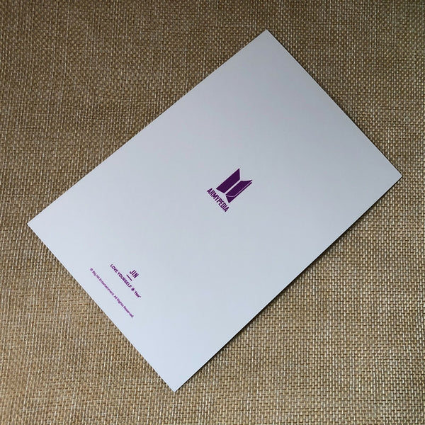 BTS JIN [ Armypedia Love yourself Her ] Official Postcard Photocard / New / Gift