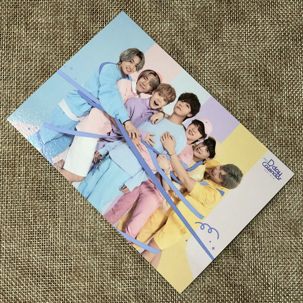 BTS GROUP #1 [FESTA D-Day Calendar 8th Anniversary] Official Postcard / Gift