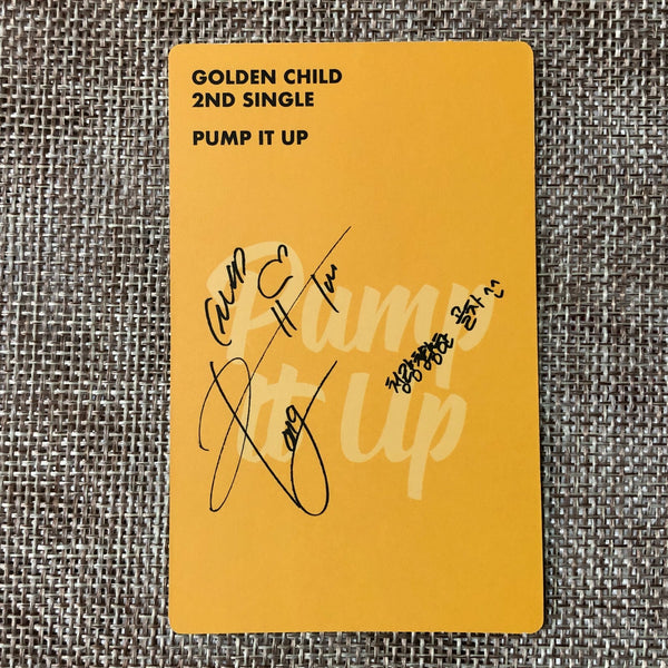 GOLDEN CHILD DONGHYUN [ PUMP IT UP ] Official Photocard, B Ver. / New / Gift