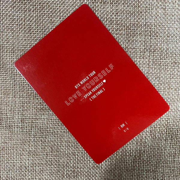 BTS RM 6/8 [ Speak Yourself The Final ] Official Mini Photocard / New / Gift