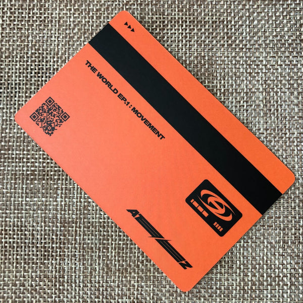 ATEEZ JONGHO [THE WORLD EP.1 : MOVEMENT] Official ID Card Photocard, Z Ver. /+G