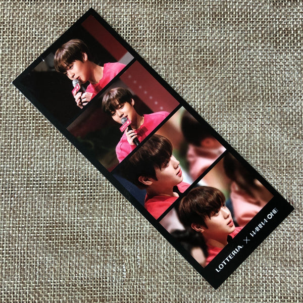 WANNA ONE PARK JIHOON [ LOTTERIA ] Official 4 Cut Photo Photocard / New / Gift