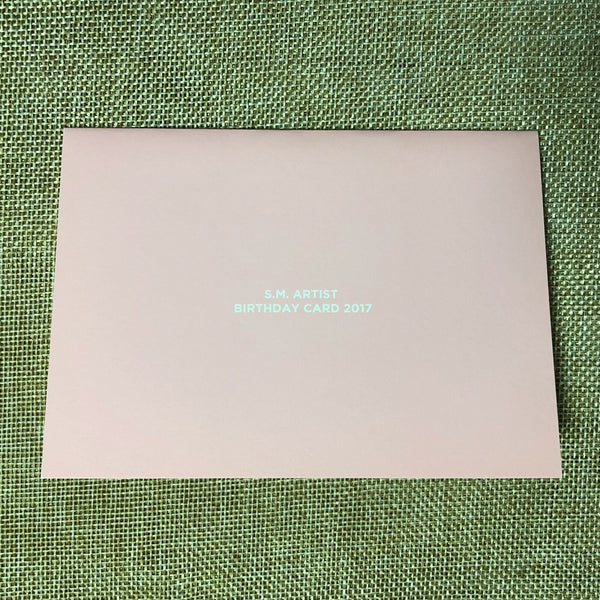 EXO CHEN [ SUM Birthday Card 2017 ] Official Postcard, SM TOWN / New / Gift