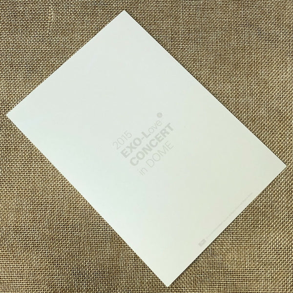 EXO CHEN #1 [ 2015 EXO-Love CONCERT in DOME ] Official Photocard / New / Gift