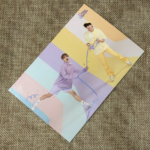 BTS GROUP #4 [FESTA D-Day Calendar 8th Anniversary] Official Postcard / Gift