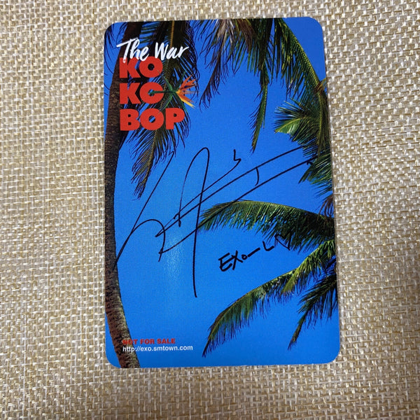 EXO SEHUN #2 [The War KOKOBOP] Official Photocard, 4th Album / New, Rare / Gift