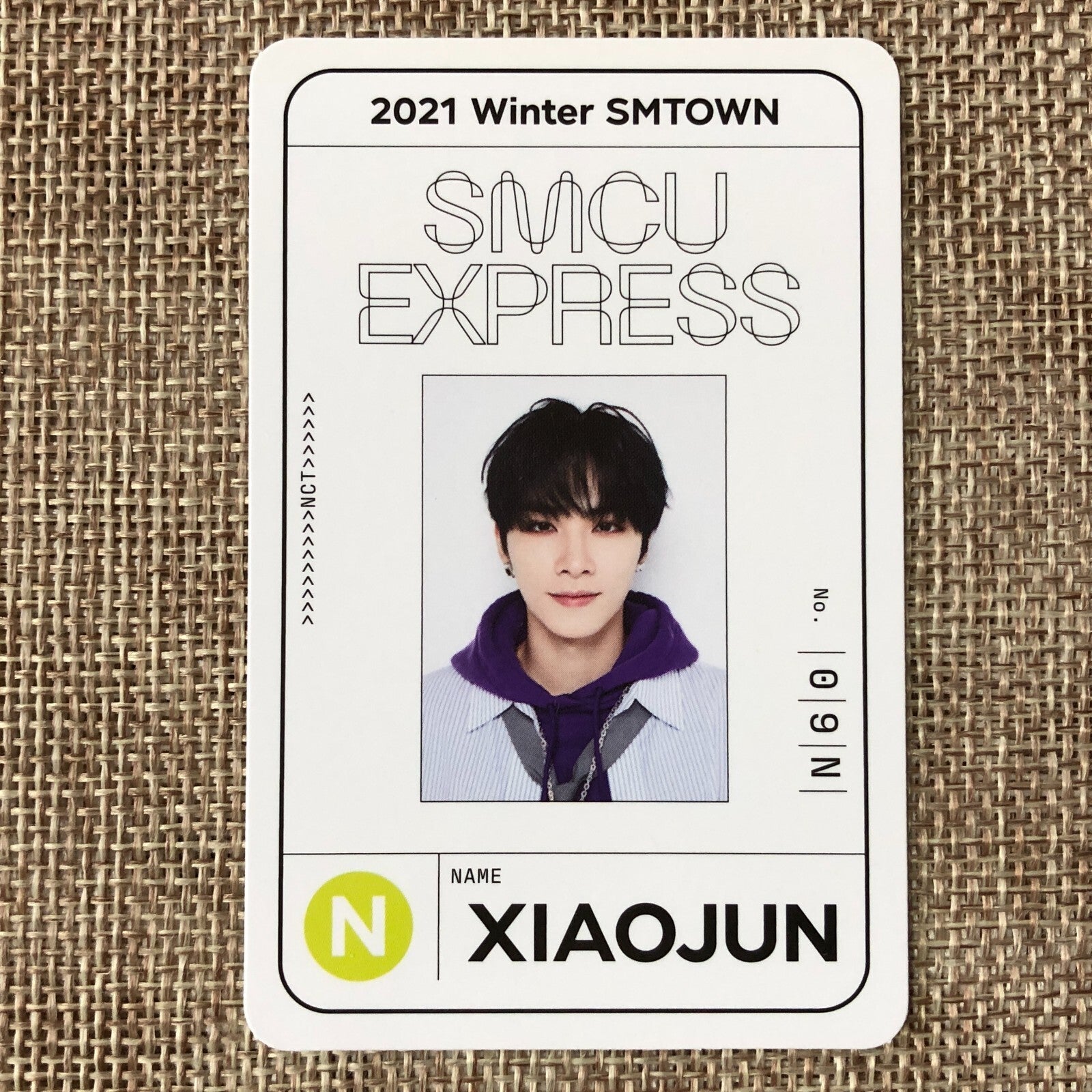 NCT 127 XIAOJUN [2021 Winter SMTOWN SMCU EXPRESS] Official Photocard / Gift