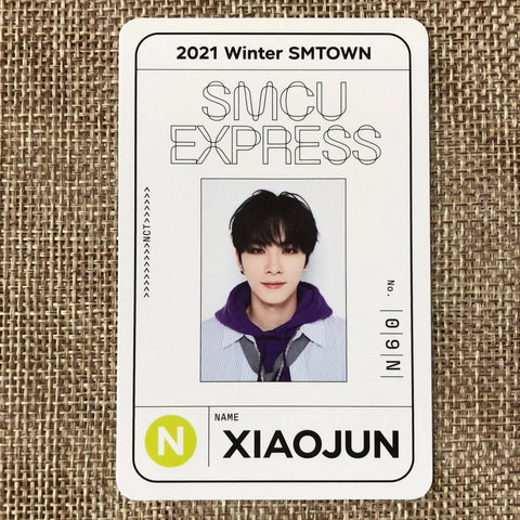 NCT 127 XIAOJUN [2021 Winter SMTOWN SMCU EXPRESS] Official Photocard / Gift
