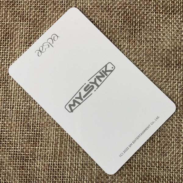 AESPA GISELLE [ 2022 FAN MEETING MY SYNK. ] Official Photocard / New / Gift
