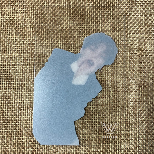 The Rose Kim Woo Sung [WOLF] Official Transparent Clear Photocard / New, Rare