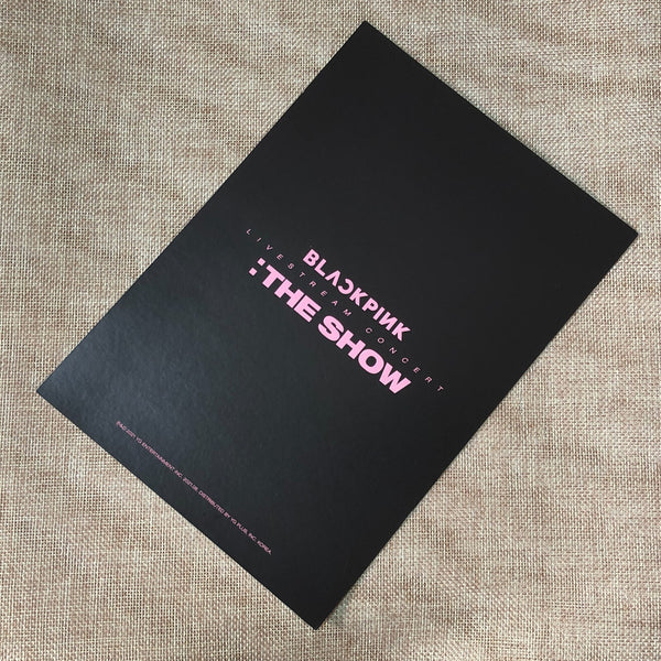 BLACKPINK GROUP #2 [ THE SHOW DVD ] Official Postcard Poster / New / Gift