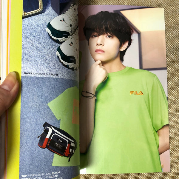 BTS GROUP [FILA 2020 Summer Collection] Official Photobook + Sicker / New / Gift