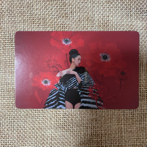 BLACKPINK JISOO [ME Flower] Official Photocard, Weverse POB 1st Single / Gift