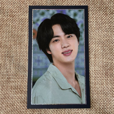 BTS JIN [PTD PERMISSION TO DANCE ON STAGE] Official Message Card Photocard /+G