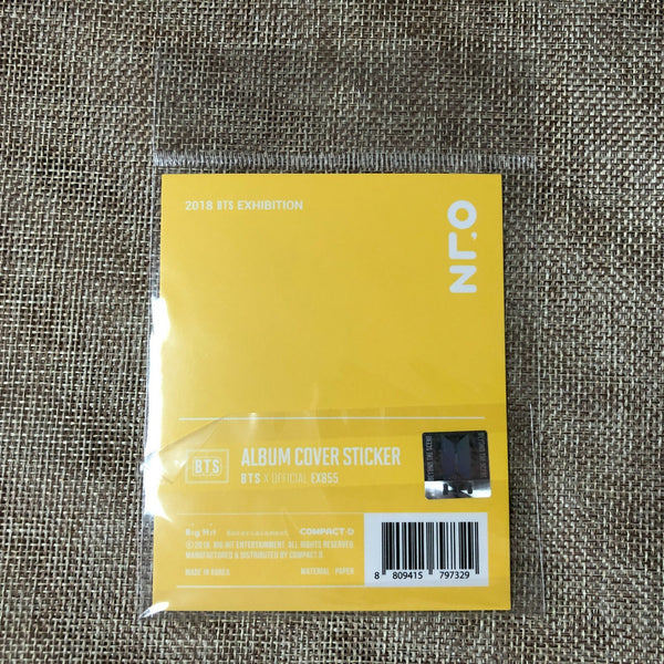 BTS [Oh, always] Official Love Yourself Album Cover Sticker, Her O Ver / Gift