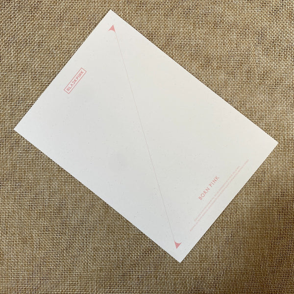 BLACKPINK ROSE #4 [Born Pink] Official Large Postcard, Box Set Ver / New / Gift