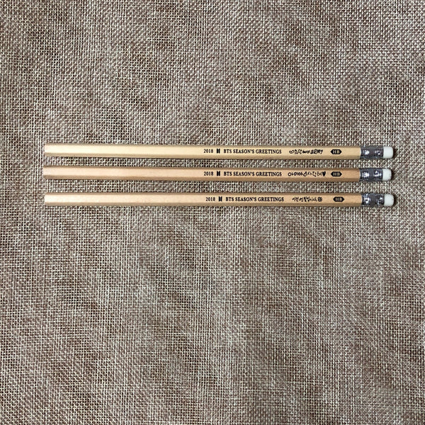 BTS [ 2018 Season's Greetings ] Official Pencil Set, Goods / New, Rare / Gift