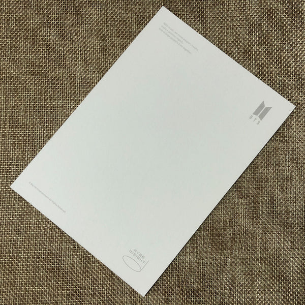 BTS SUGA #1 [ HYBE INSIGHT ] Official Postcard / New / Gift