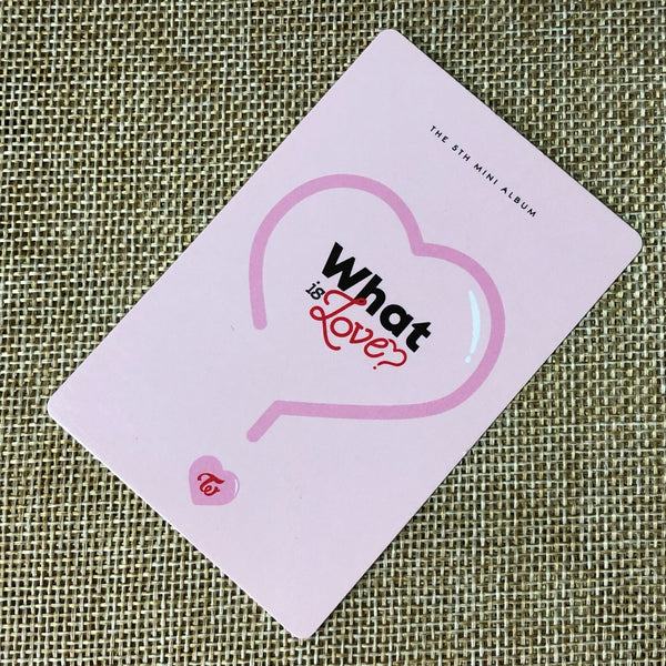 TWICE NAYEON [ What is Love ] Official Photocard, 5th Mini / New / Gift