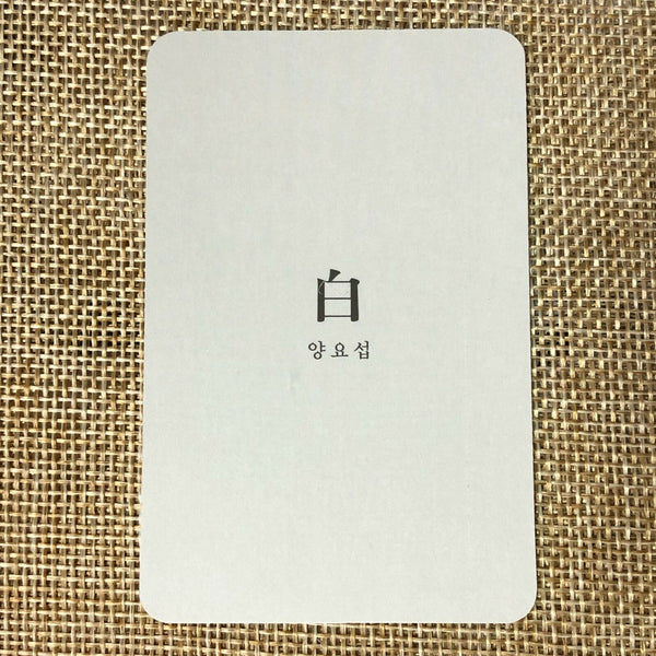YANG YO SEOB [ White ] Official Photocard 105, 2nd Mini Album / New, Rare / Gift