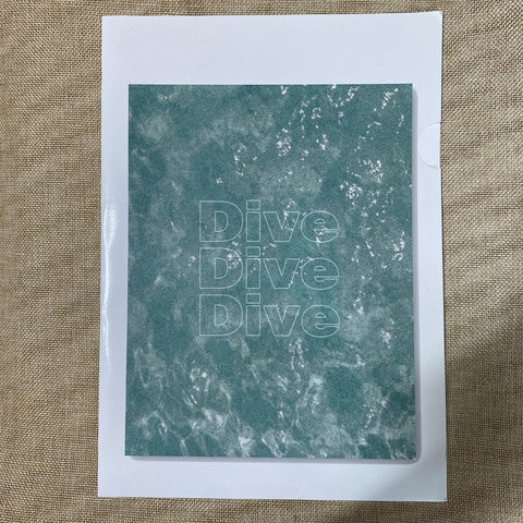 BTS SUGA [2019 Fistbump Exhibition in Seoul] Dive Poster Set / New, Rare / Gift