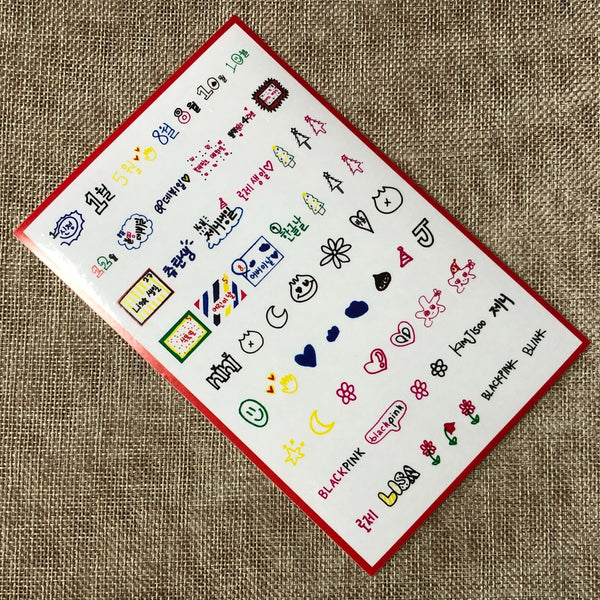 BLACKPINK [ 2020 Welcoming Collection ] Official Sticker Set / New / Gift