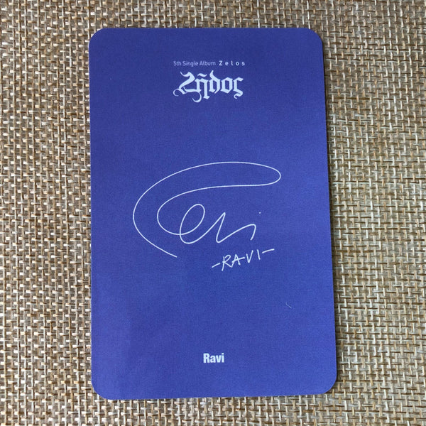 VIXX RAVI [ Zelos ] Official Photocard, 5th Single Album / New, Rare / Gift