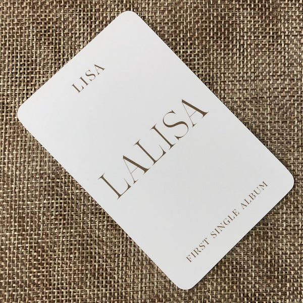 BLACKPINK LISA #2 [LALISA Ktown4U Benefit] Official Limited Photocard / Gift