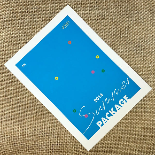 BTS RM [ Summer Package 2018 in Saipan ] Official Mini Poster / New / Gift