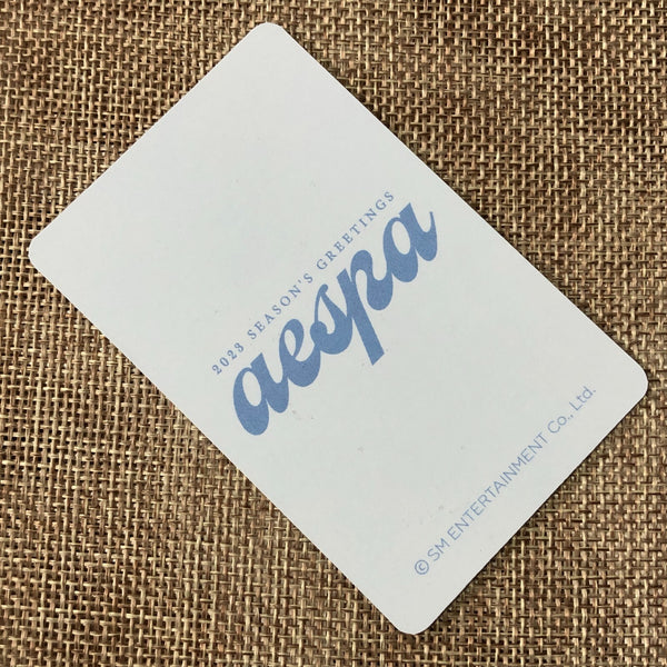AESPA GISELLE [2022 Season's Greetings Aladin] Official Hologram Photocard /+G