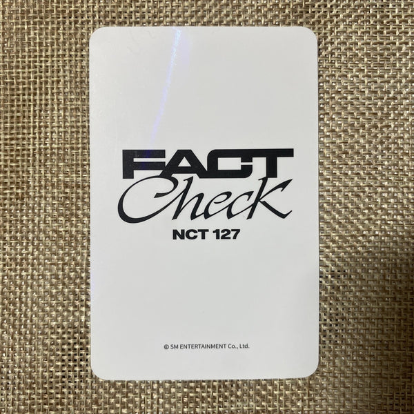 NCT 127 JUNGWOO [Fact Check] Official Photocard, Hottracks Event Hologram / Gift