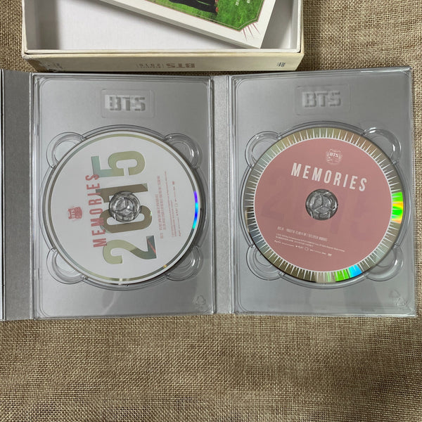 BTS [ Memories of 2015 ] Official DVD All / EN, CH, KR + Photobook / Used /GFT