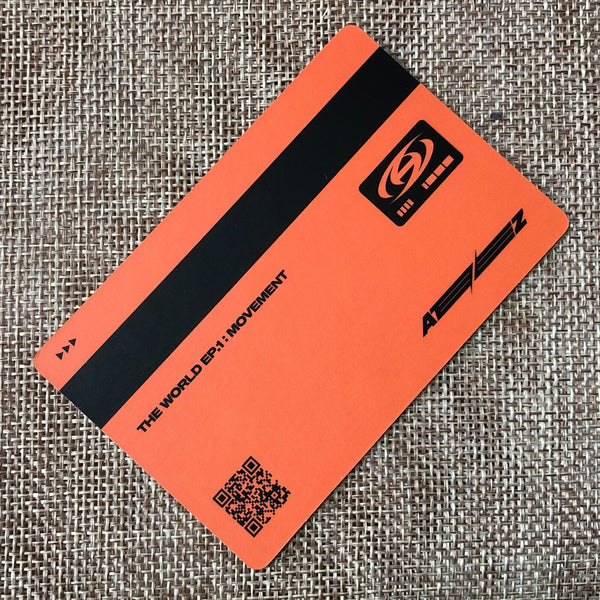 ATEEZ HONGJOONG [THE WORLD EP.1 : MOVEMENT] Official ID Card Photocard, Z / Gift