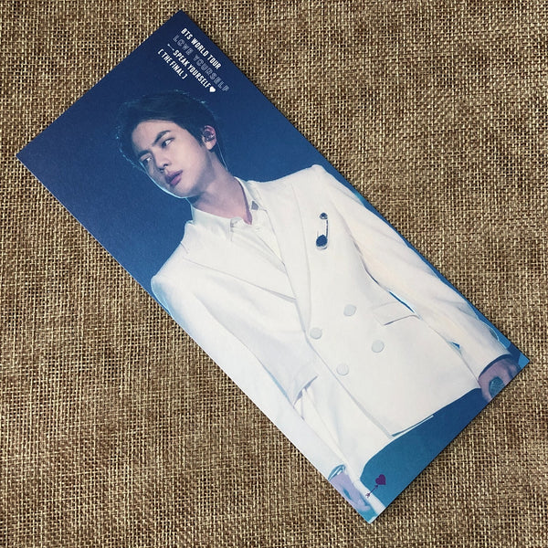 BTS JIN [Speak Yourself Seoul The Final DVD] Official Bookmark / New, Rare /+G