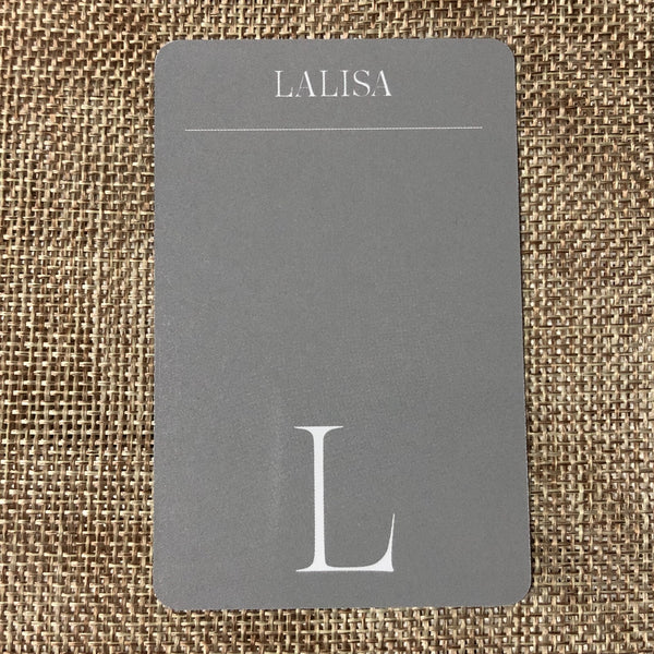BLACKPINK LISA #4 [LALISA] Official Photocard, 1st Single Gold Ver. / New / Gift