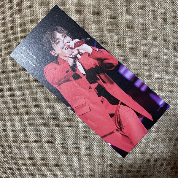 BTS J-HOPE [Speak Yourself Seoul The Final DVD] Official Bookmark / New, Rare