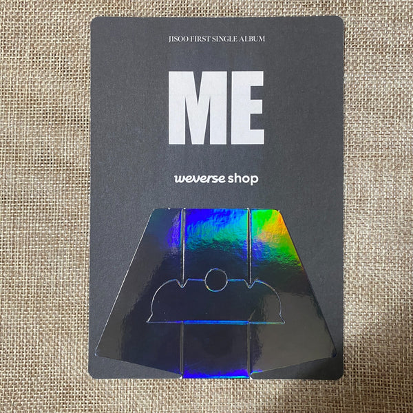BLACKPINK JISOO #3 [ME Flower Weverse Shop] Official Paper Stand / New, Rare /+G