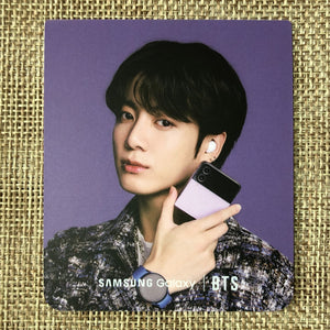 BTS JUNGKOOK [Samsung Galaxy Z Flip 4] Official Photocard, Limited / New / Gift