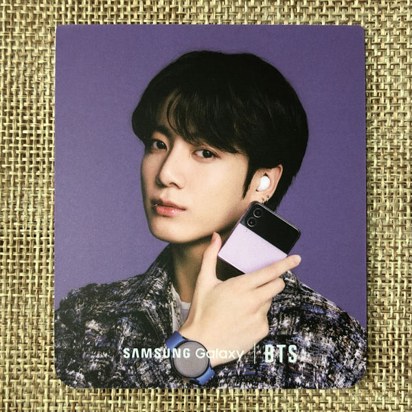 BTS JUNGKOOK [Samsung Galaxy Z Flip 4] Official Photocard, Limited / New / Gift
