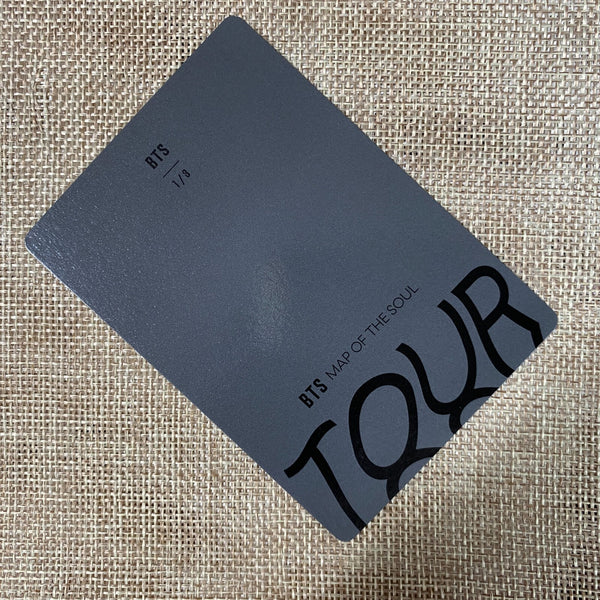 BTS UNIT 1/8 JK RM J-HOPE SUGA [ Map Of The Soul Tour Official Mini Photocard ]