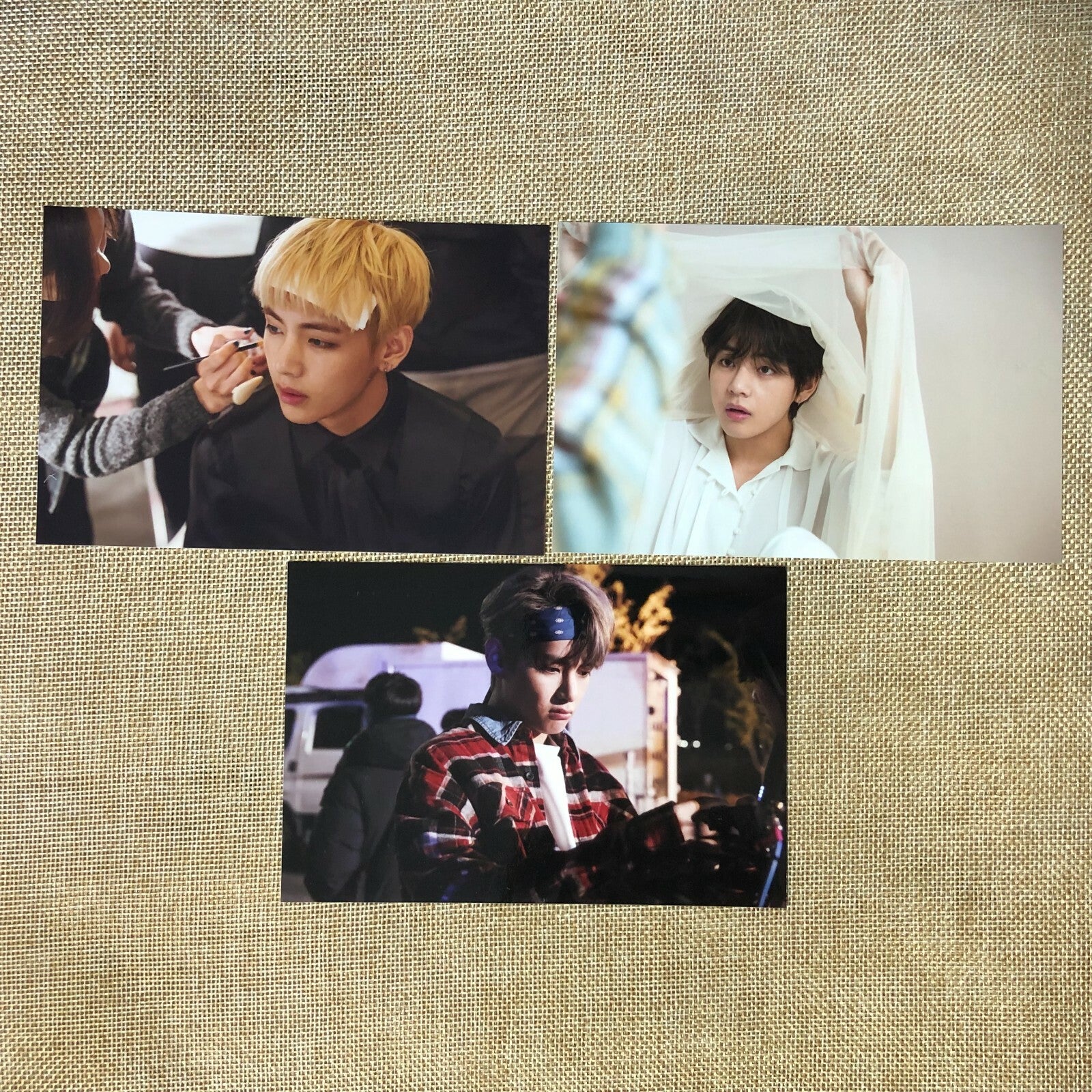 BTS V #24 [ Oh, always Exhibition ] Official Live Photo Set of 3 / New / Gift
