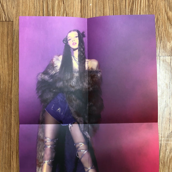 BLACKPINK LISA [ LALISA ] Official Poster, 1st Single Gold Ver / New / Gift