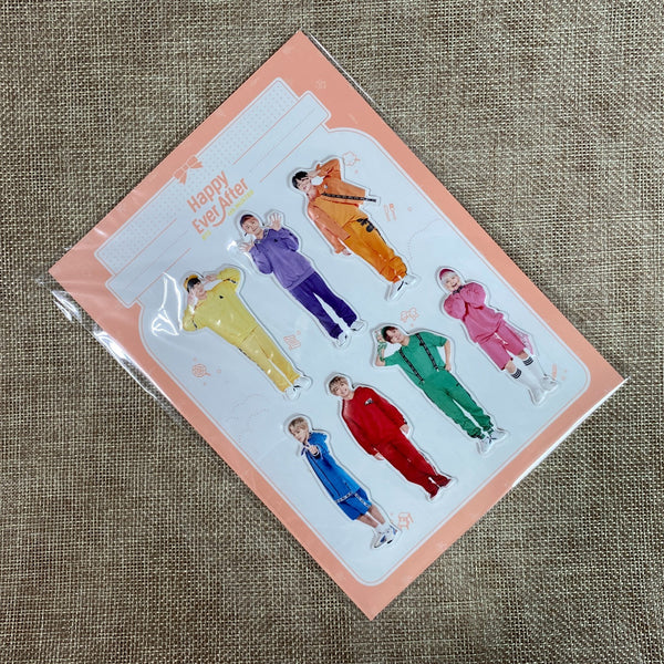 BTS All Member [4th Muster Happy Ever After ] Official Embossing Sticker / New/G